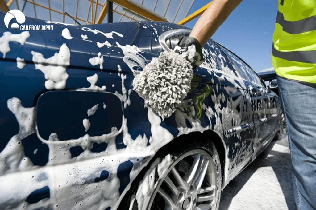 wash car
