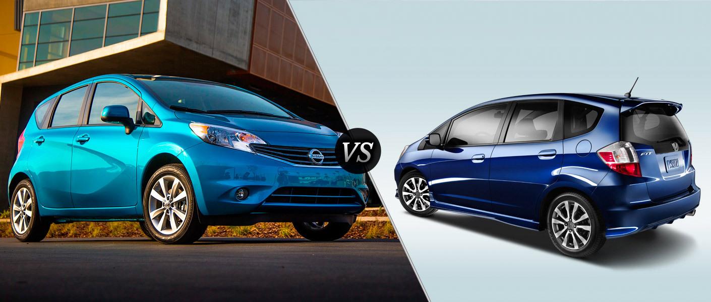 nissan note vs honda fit