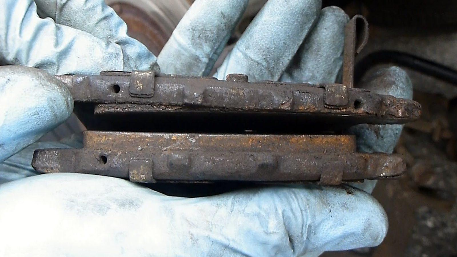 Unfortunately, if you have a worn, replacing them is the must. spongy brakes