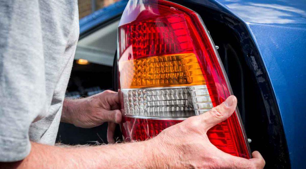 cracked tail light repair