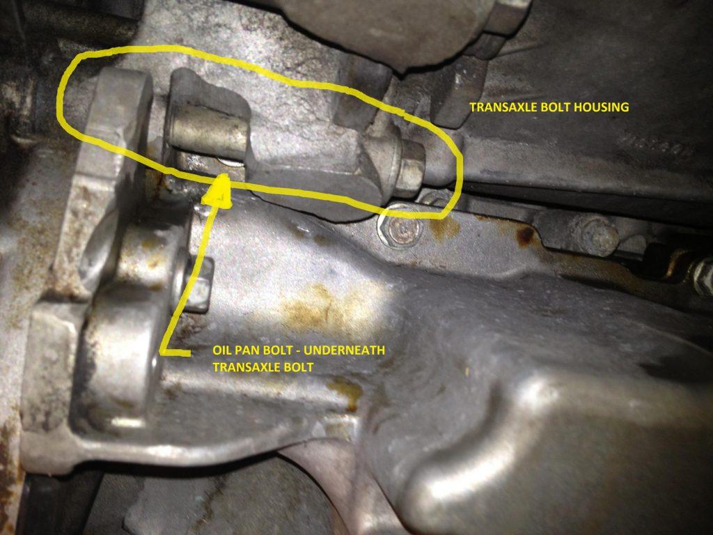 How to repair an oil pan gasket