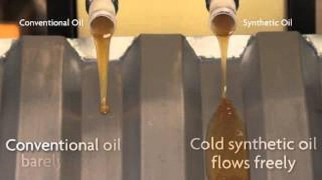 synthetic oil and conventional oil