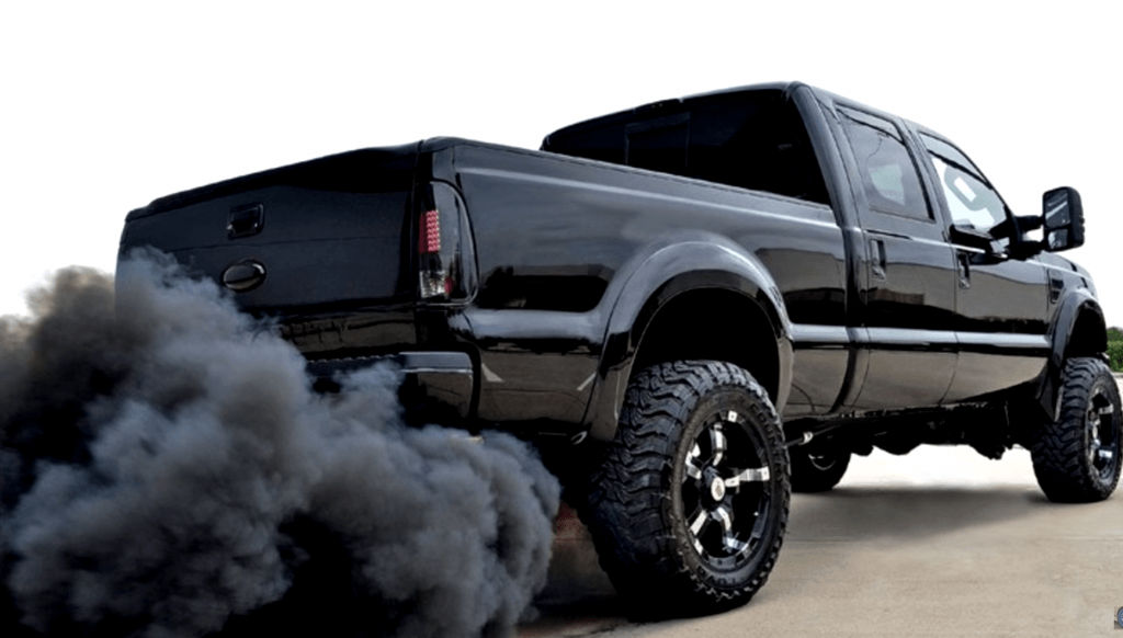 Smoking Vehicle type: Black or Grey exhaust smoke