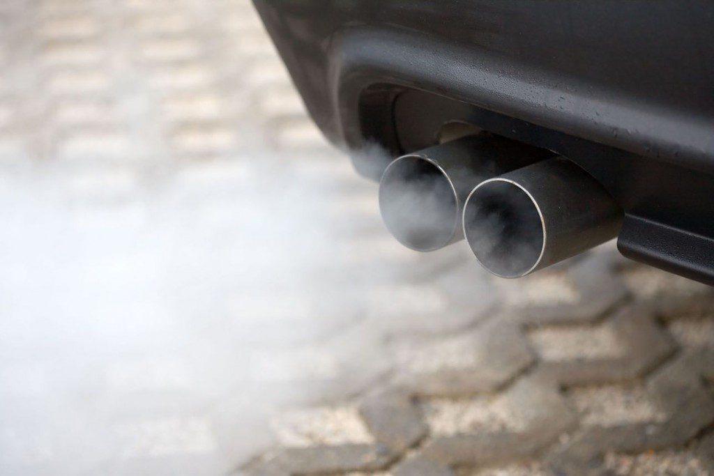 white exhaust smoke