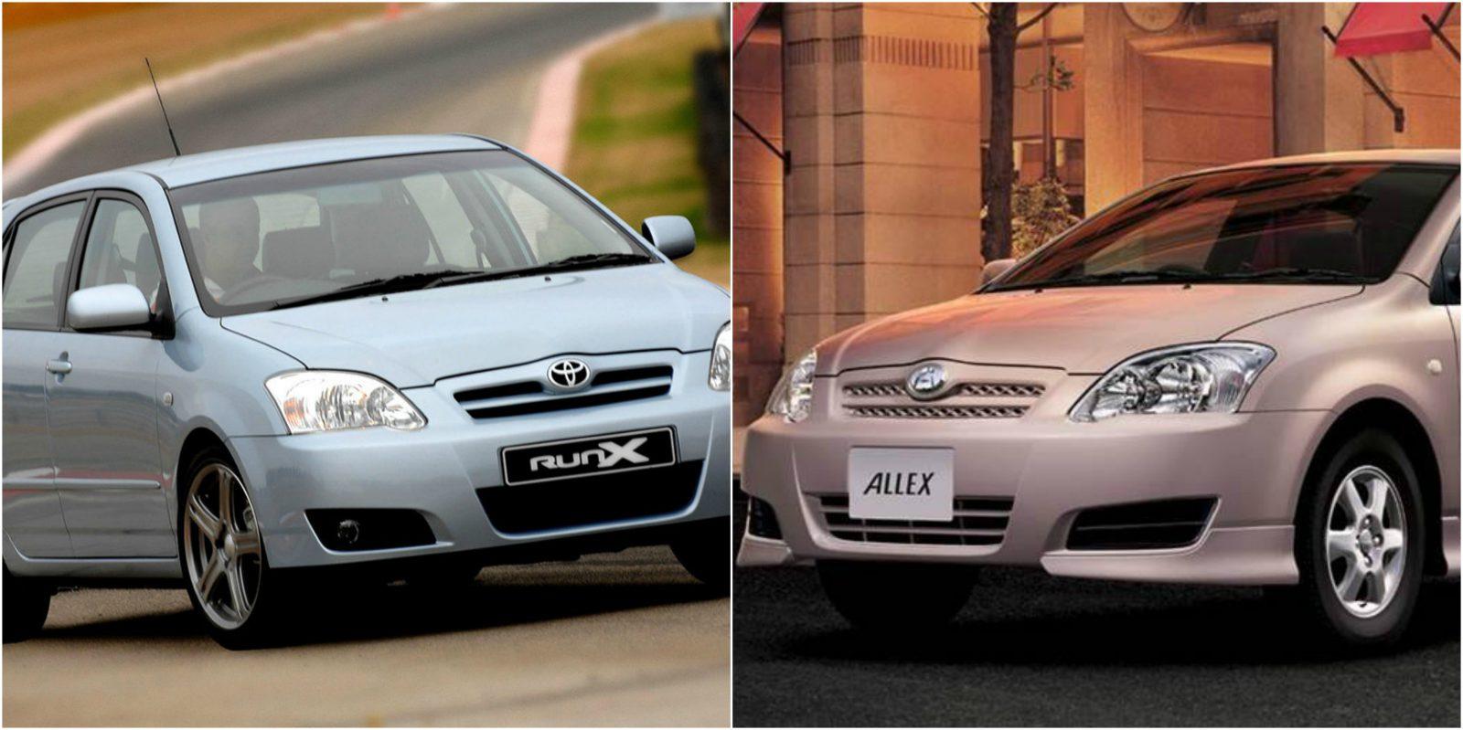 The Primary Difference Between Toyota RunX and Allex