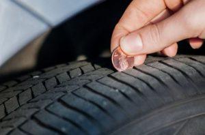 Check tire age with tire tread