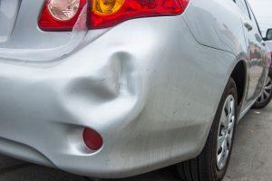 car rear bumper accident