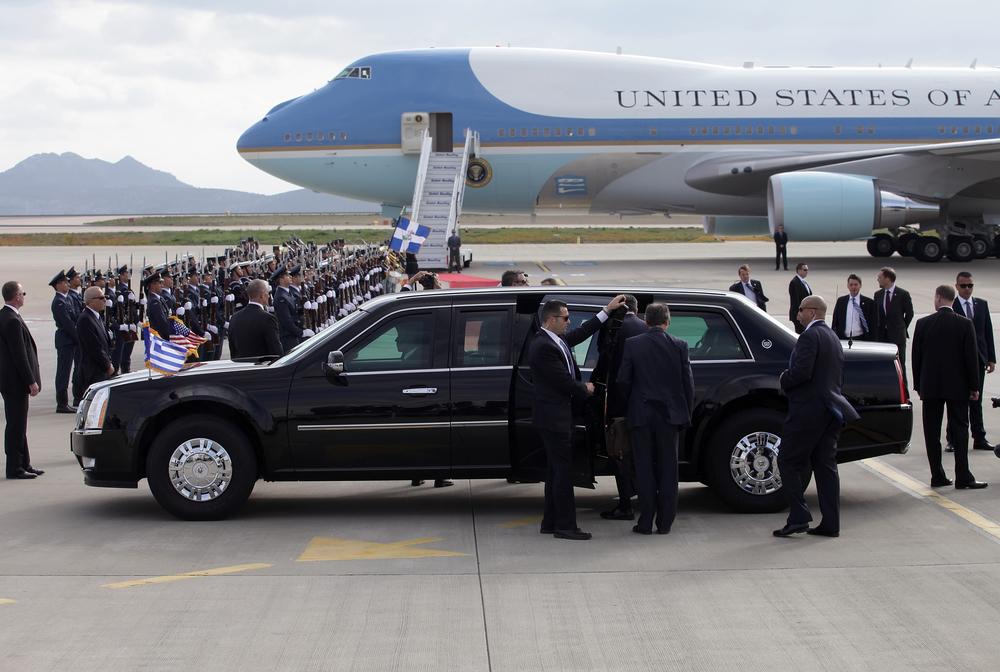 Trump's fleet: Air Force One, Marine One, Cadillac One