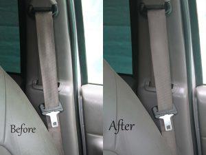 Seat belts cleaning