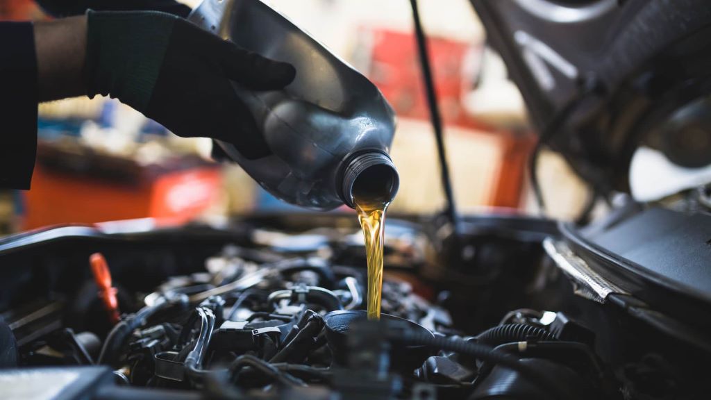 oil dripping on exhaust pipe