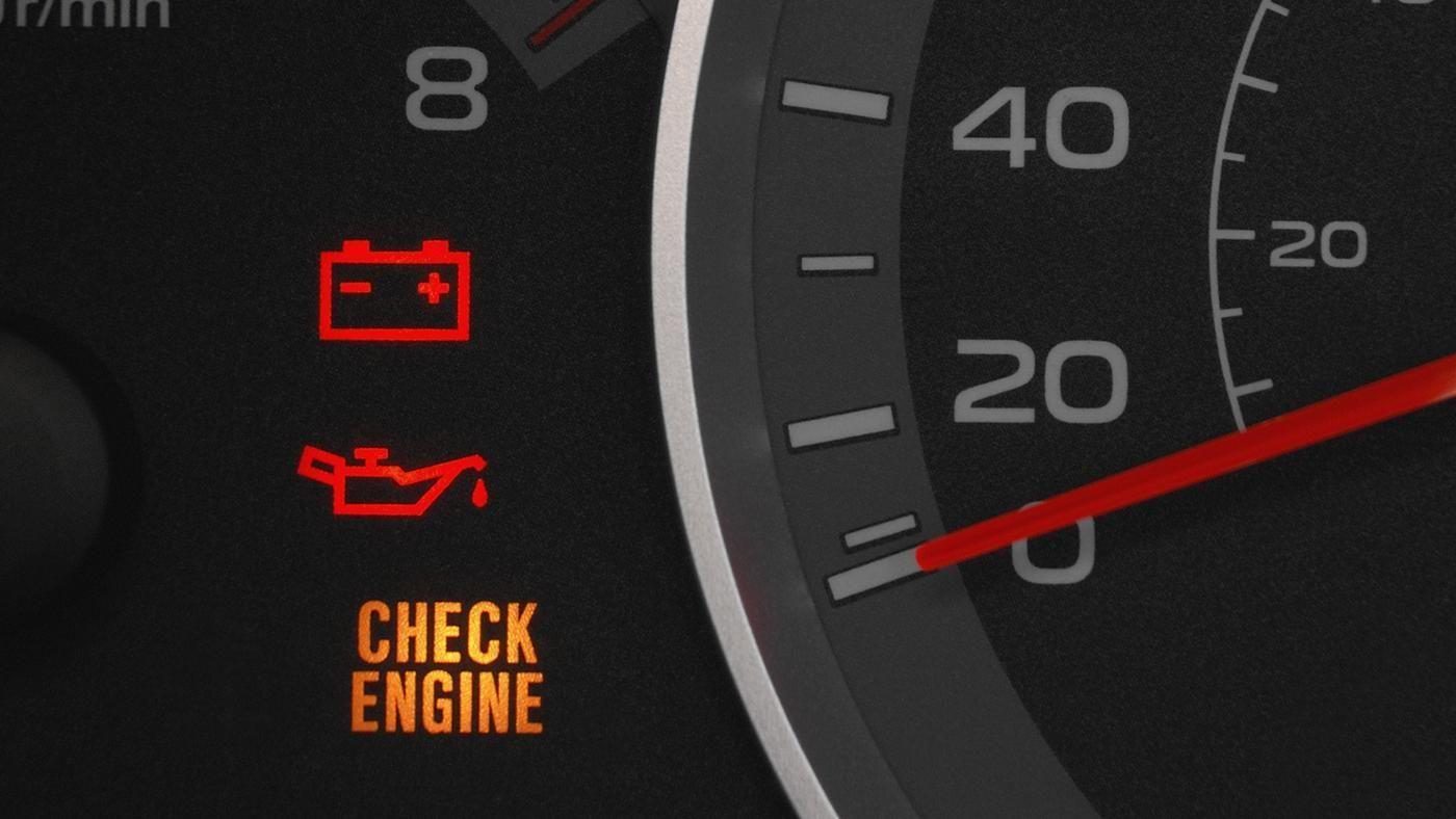 car battery indicator turn on