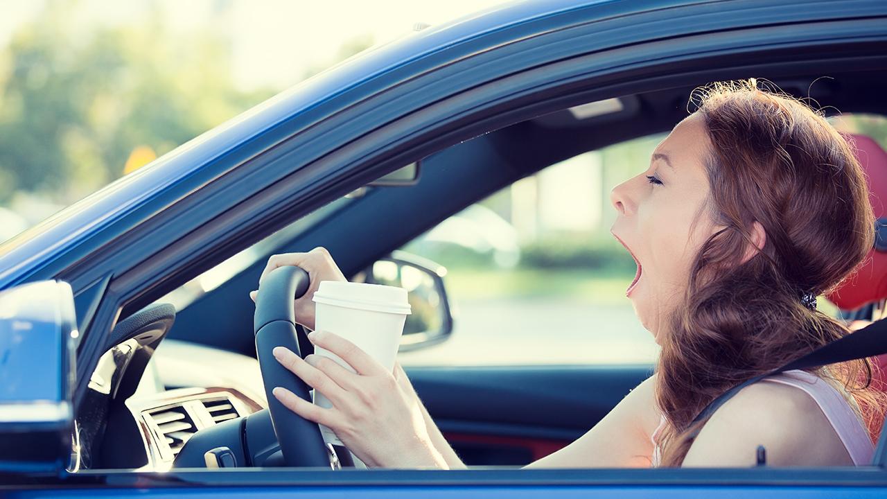 Falling asleep and driving with two feet is still much safer than