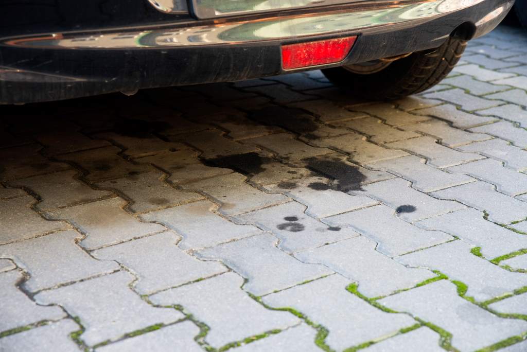 car leaking oil