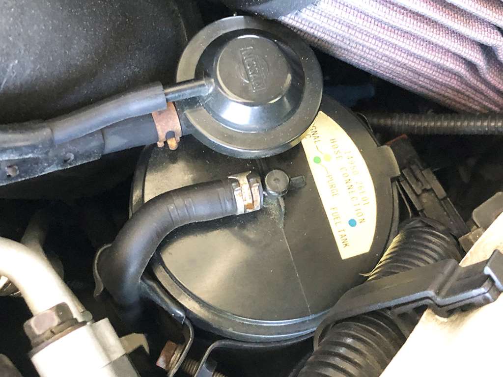 gas smell in car
