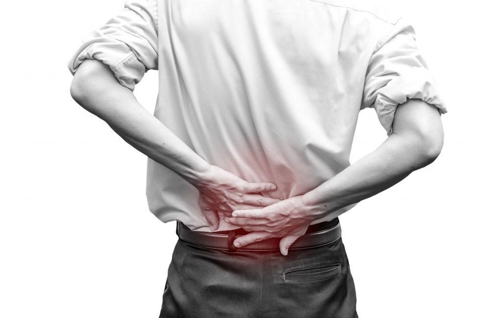 Car crash injuries can cause back pain