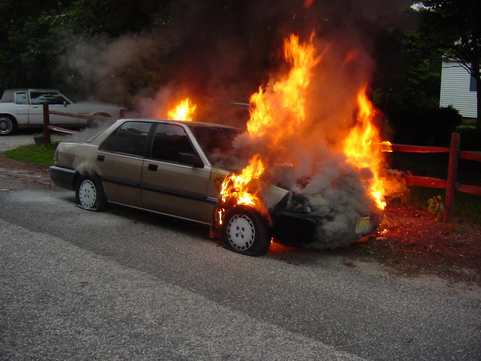 Causes of car fires