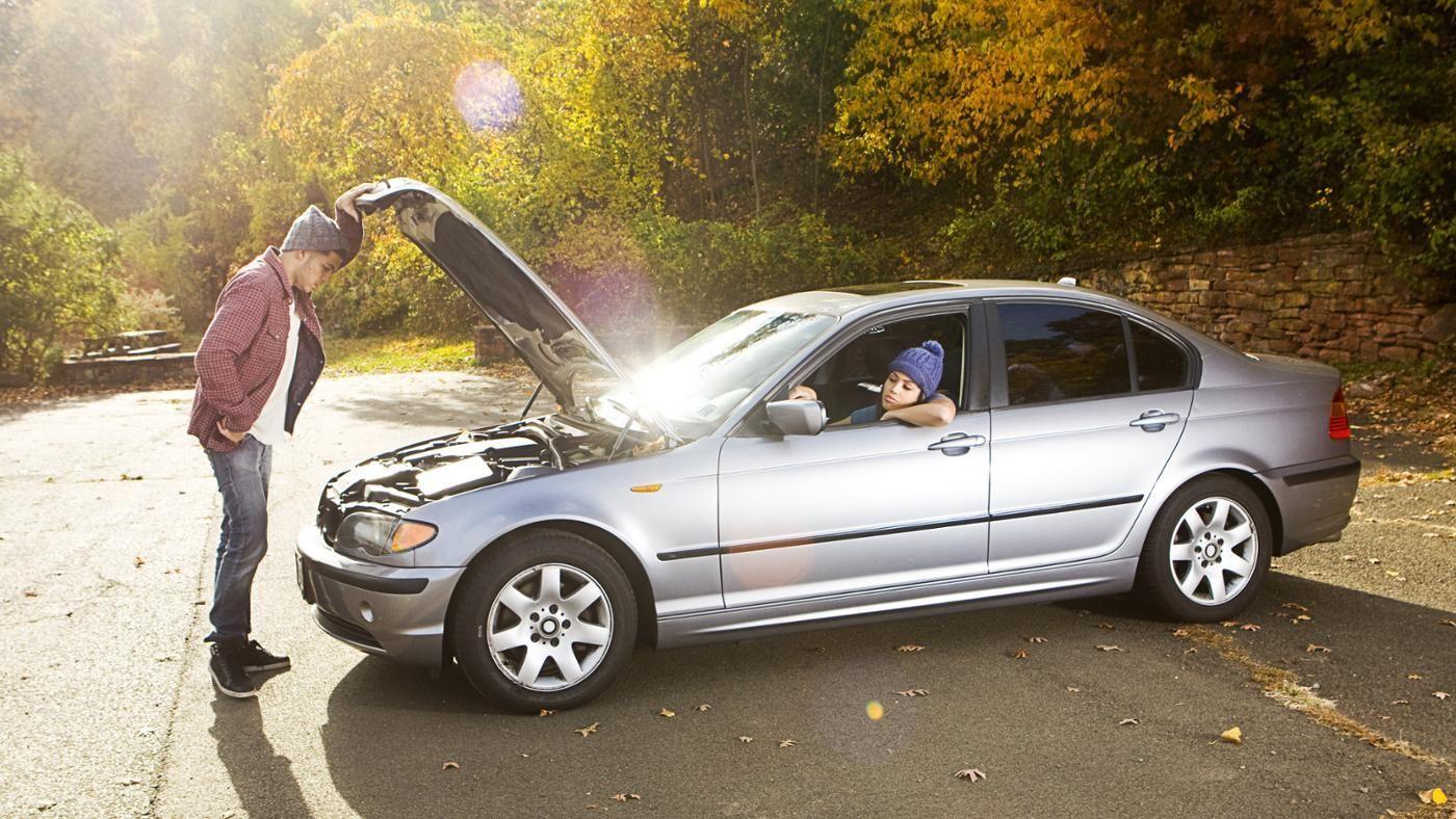 car stopped while driving check engine light