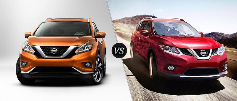 nissan rogue vs Murano