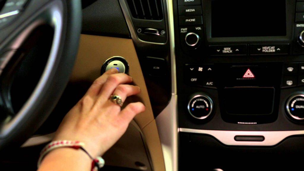 Knowing about push the Start button while driving