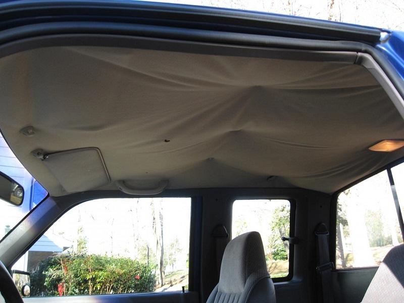 how to fix sagging headliner without removing