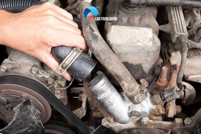 radiator lower hose leak