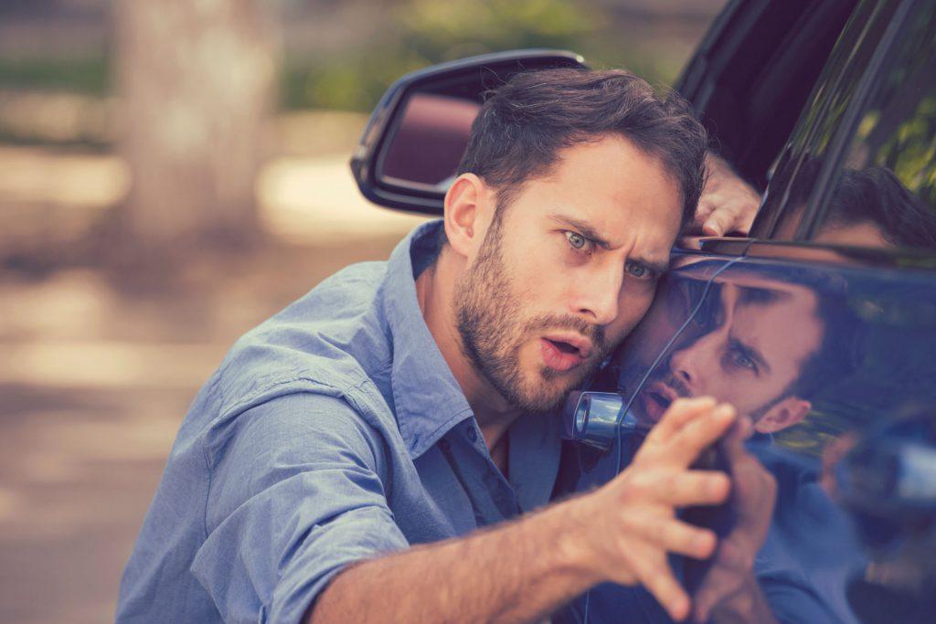 Guidelines for what to do when someone hits your parked car