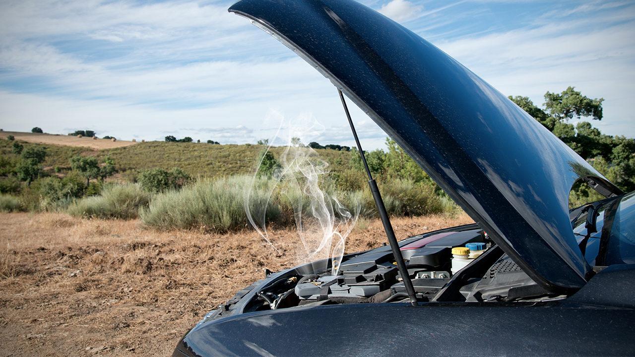 Light Smoke Coming from Hood of Car - Car Mechan