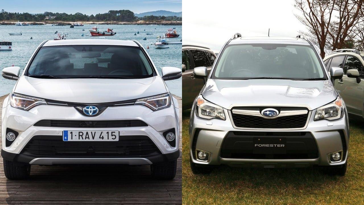 Rav4 vs. Subaru Forester vs rav4. Субару Форестер и Тойота рав 4 сравнение.