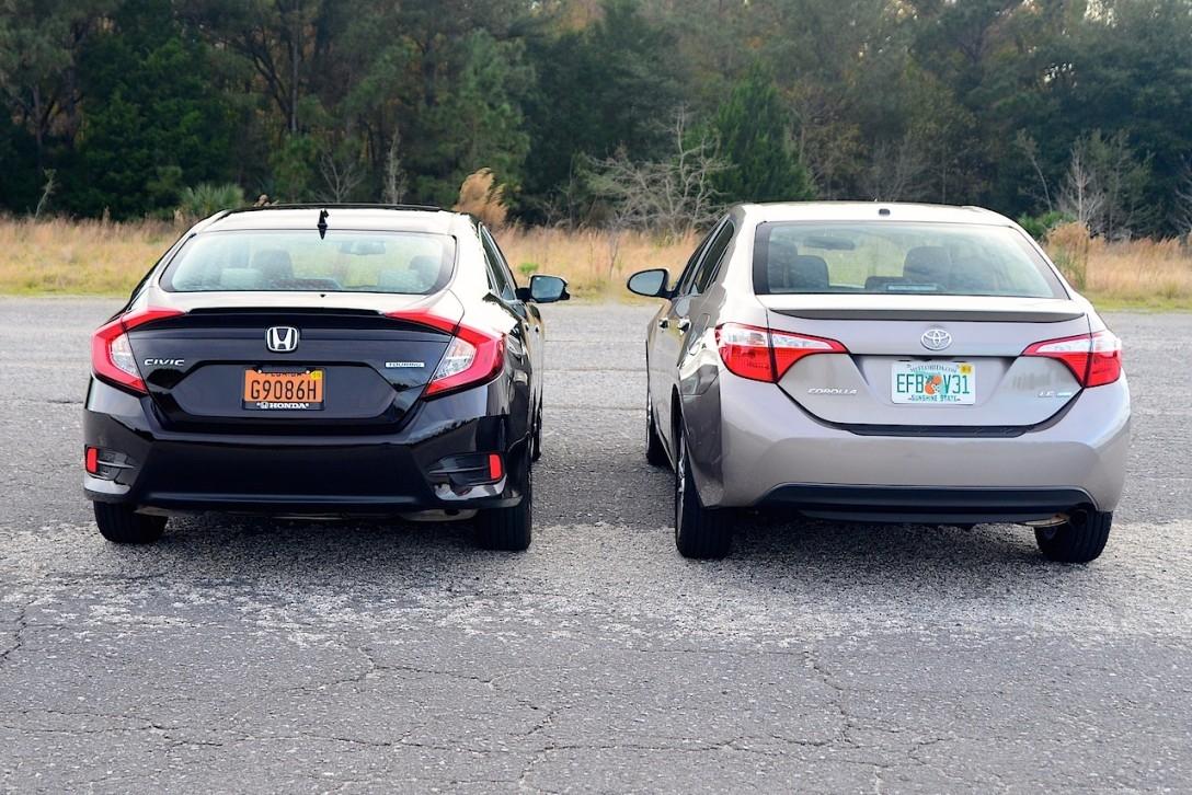 toyota corolla vs honda civic