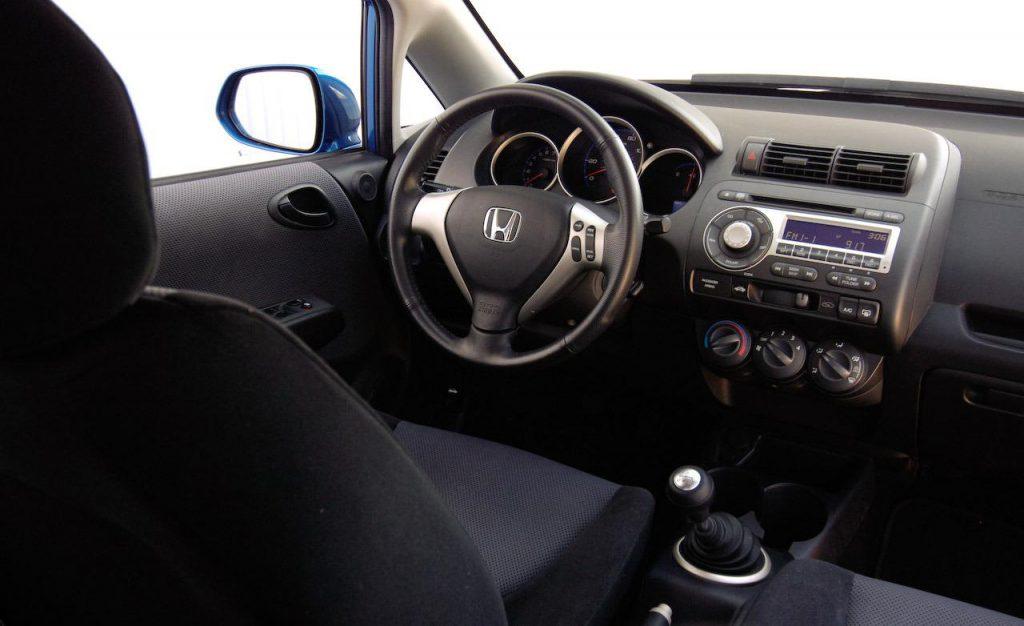 Interior of the 2008 Honda Fit