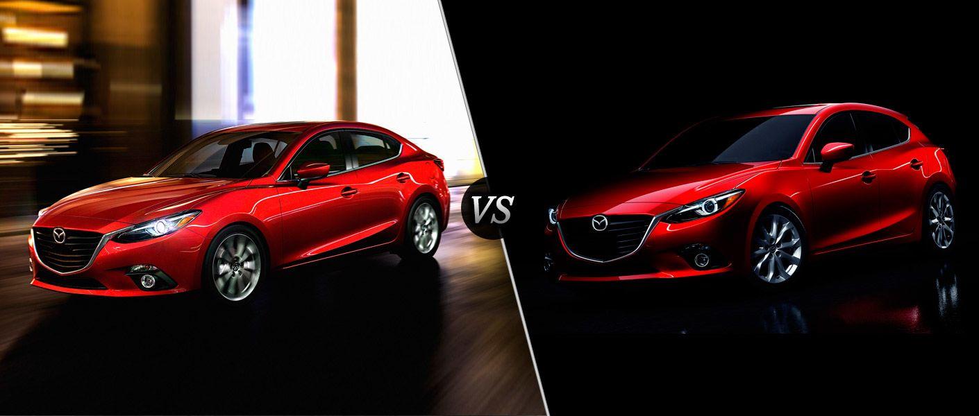 mazda 3 sedan vs hatchback