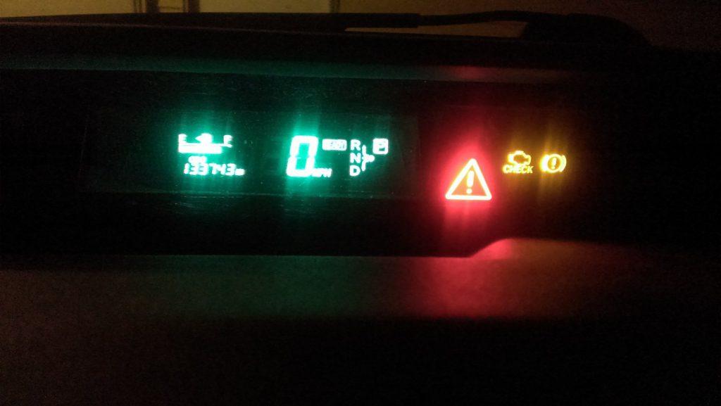 how to turn off maintenance light on toyota prius v 2012