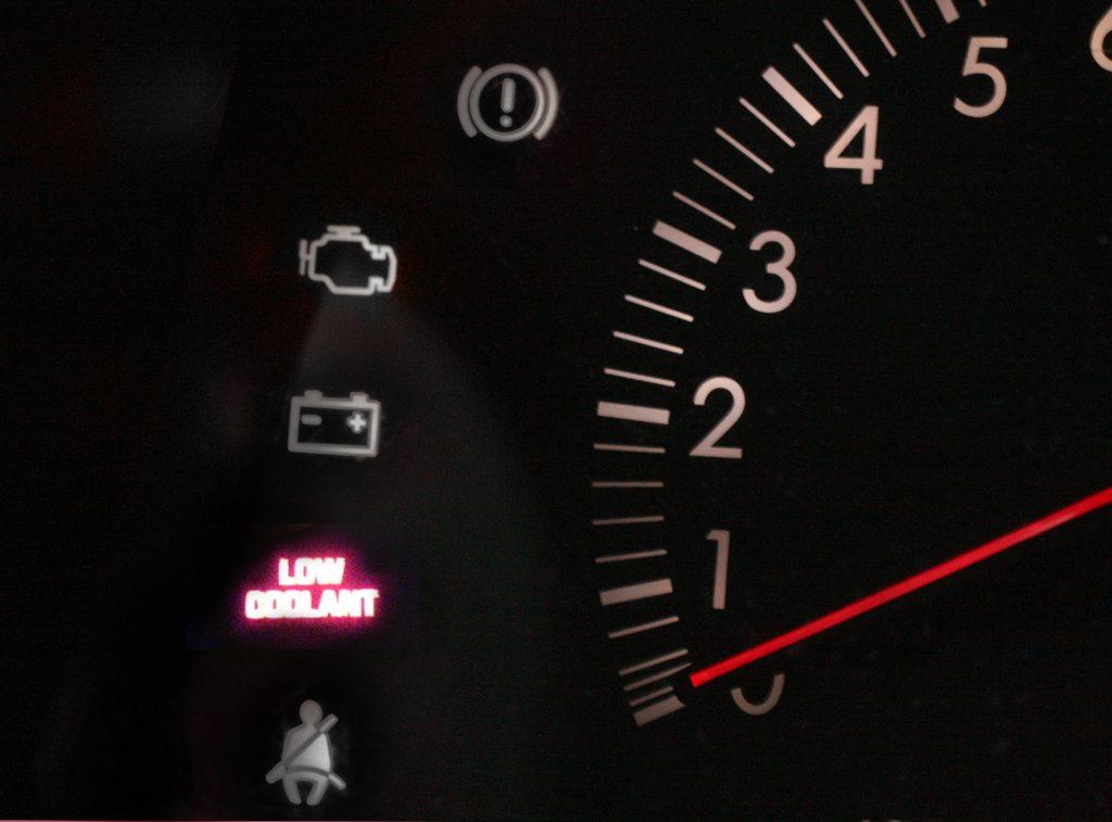 Car temperature gauge