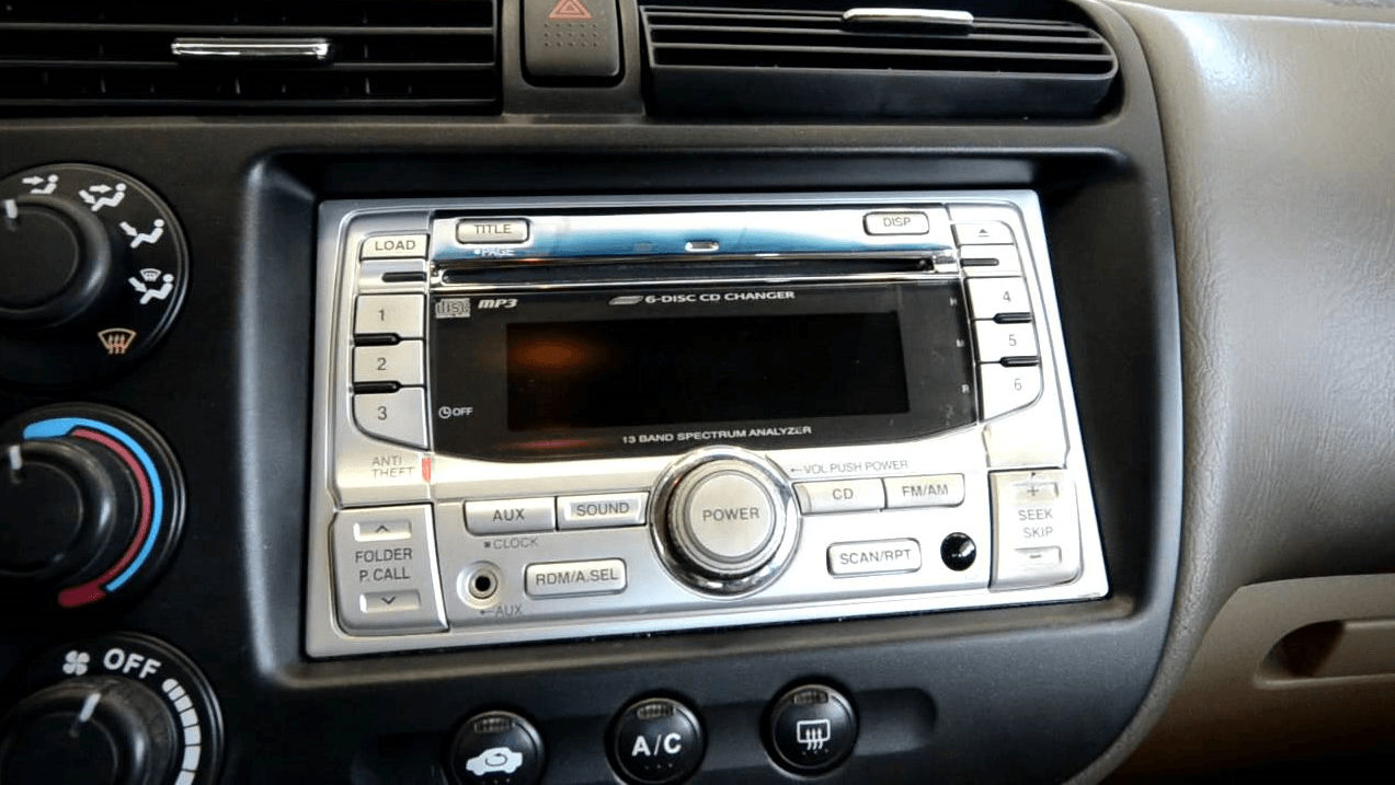 unlock honda civic radio code