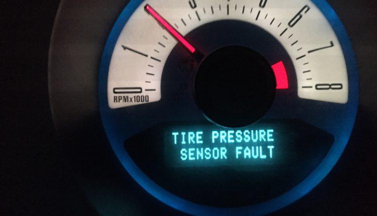 what does tire pressure sensor fault mean