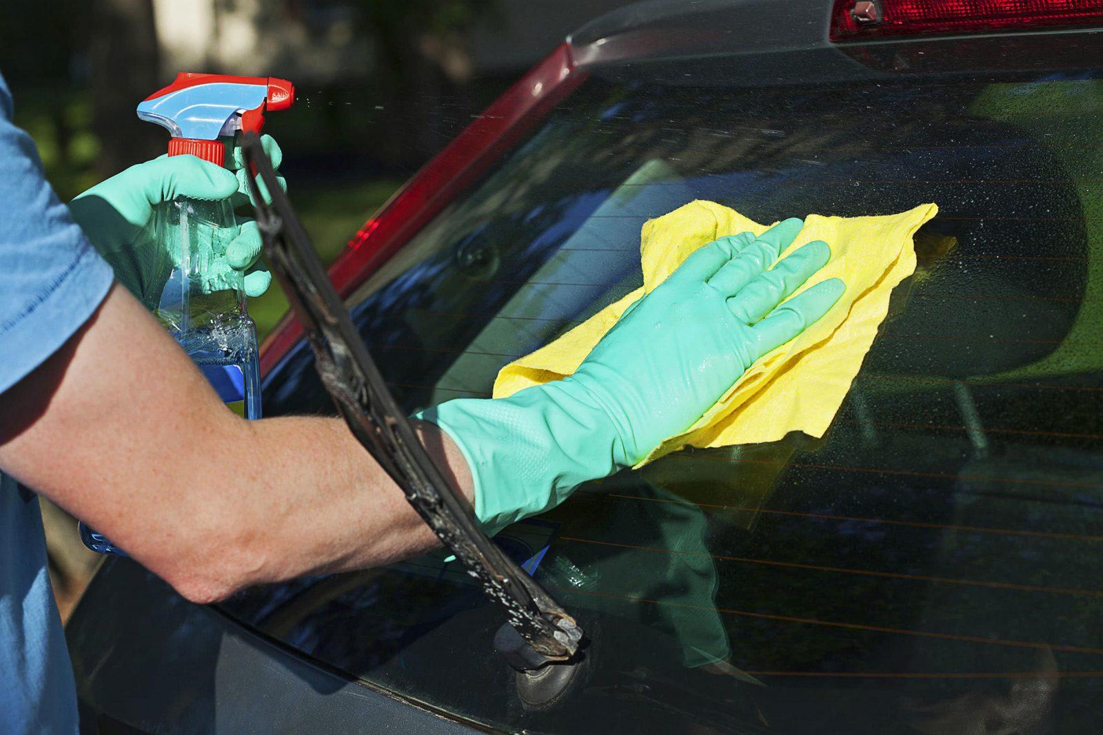 Go for homemade windshield washer fluid