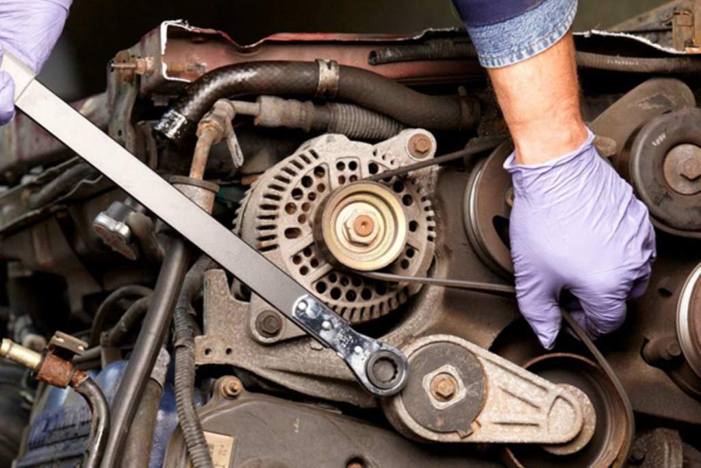 Types of belts shop in a car