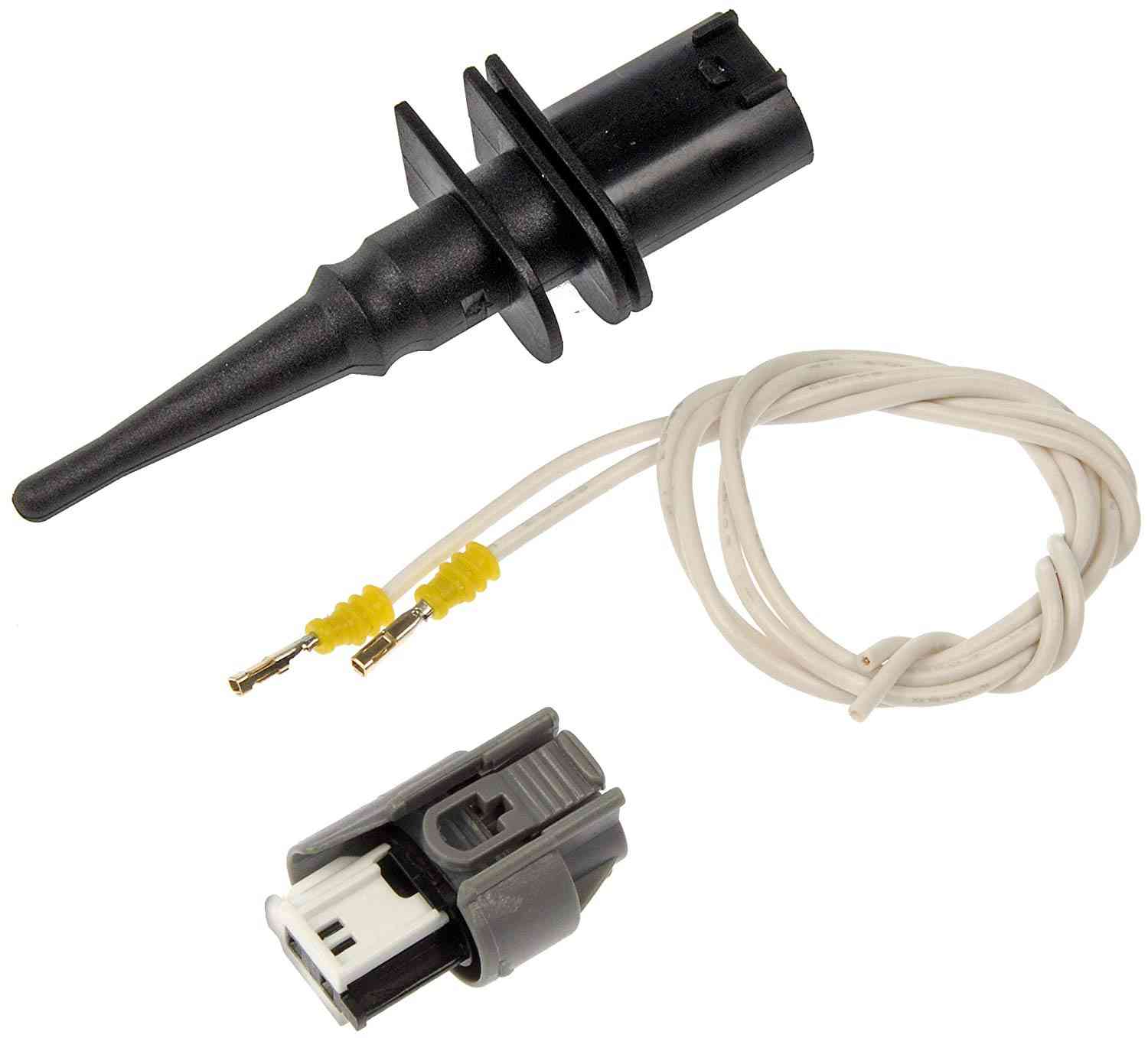 SecosAutoparts Exterior Outdoor External Air Ambient Temp Sensor & Connector Wire Compatible with BMW Mini 