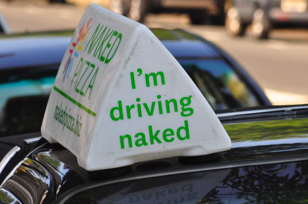 driving nude