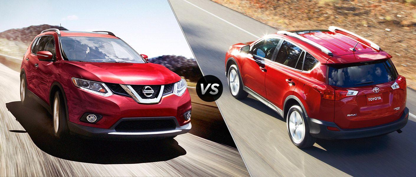 compare nissan rogue and toyota rav4