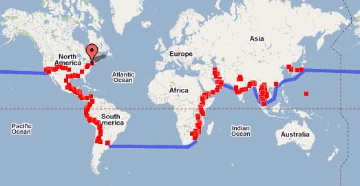 drive around the world route