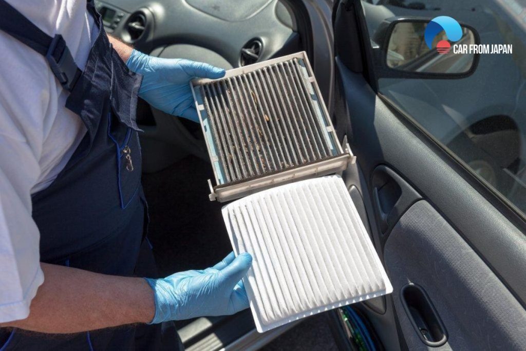 changing a cabin air filter