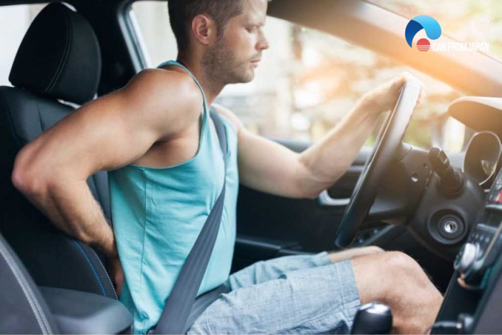 back pain while driving