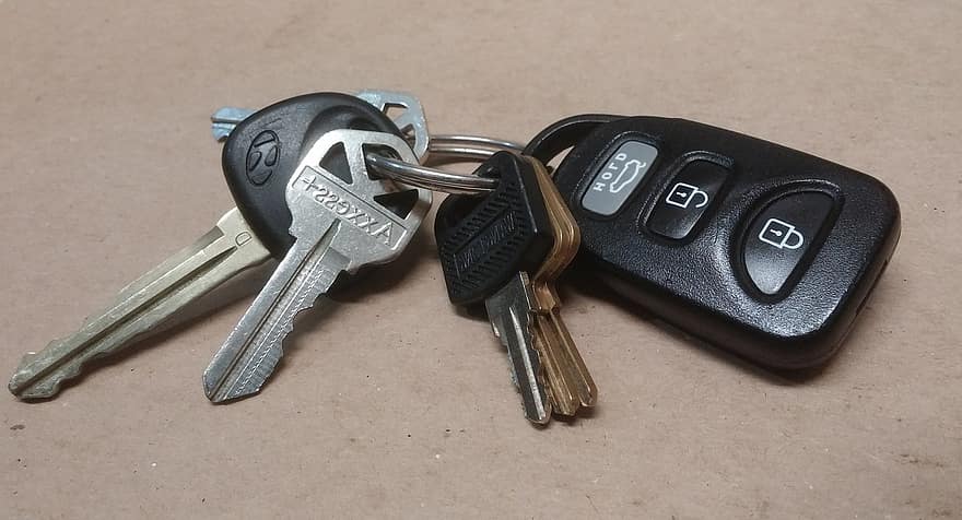 car keys with chips