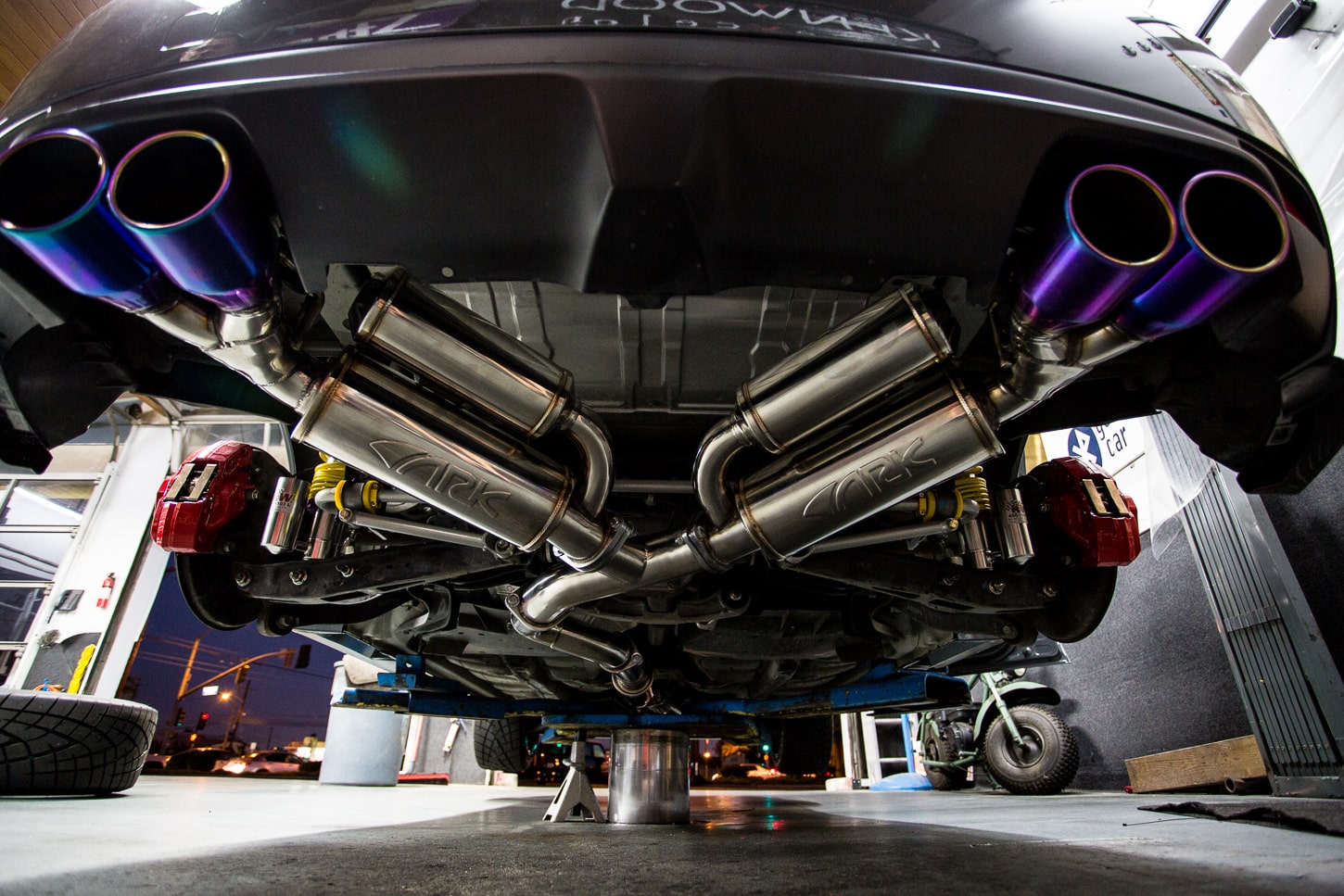 A performance exhaust let the engine expels exhaust better to let air in fa...