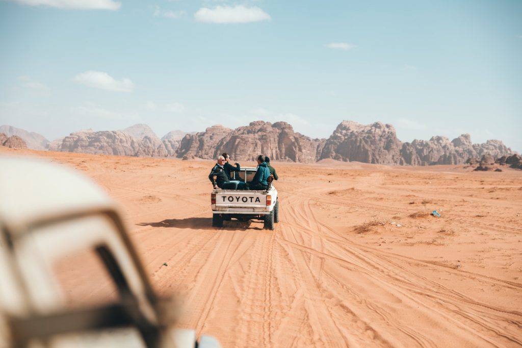 truck desert