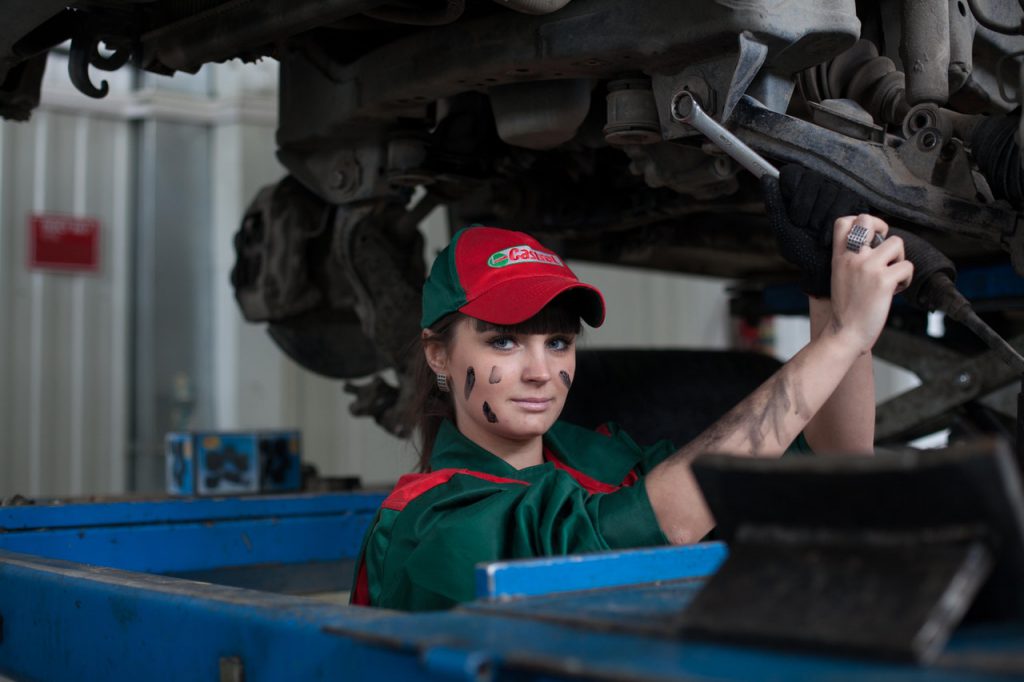 smelling gas when starting car