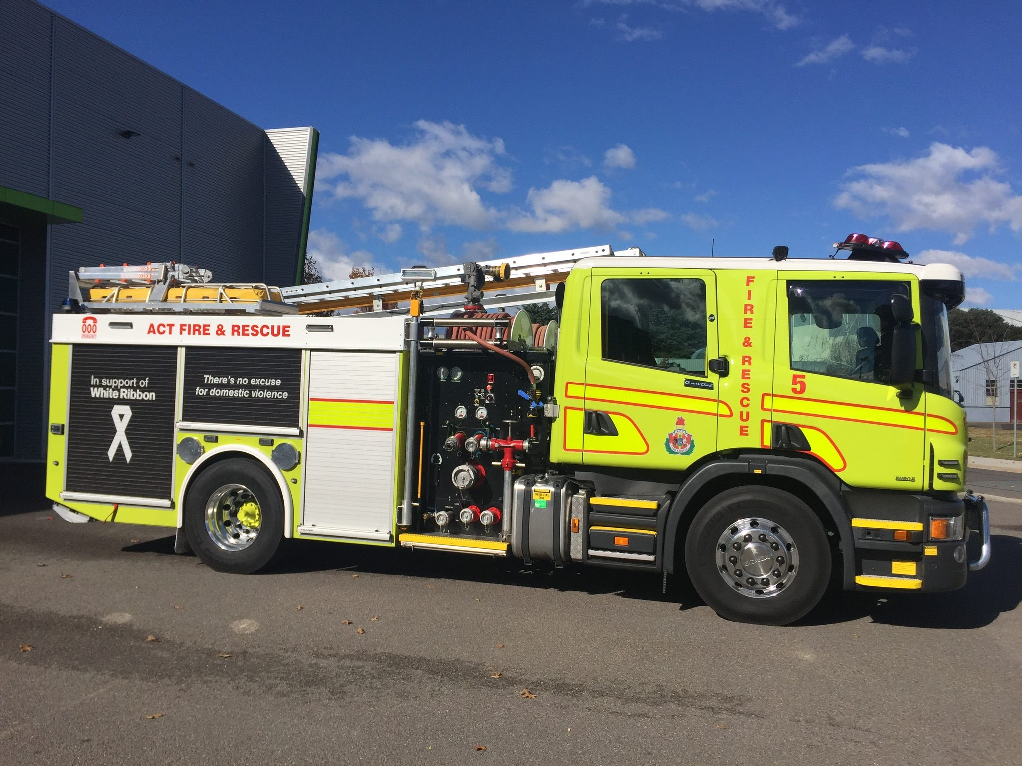 yellow fire trucks