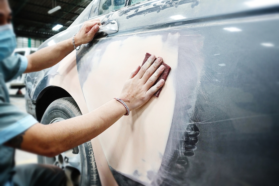 how to prep a car for painting