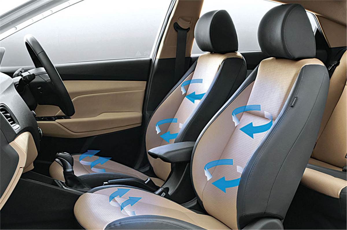 Ventilation Seat Cushion Car Seat Cooler With 5 Fans 3 Cooling